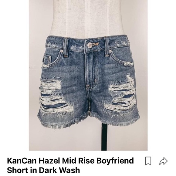 KanCan, Mid Rise Shorts; NWT - Picture 1 of 10